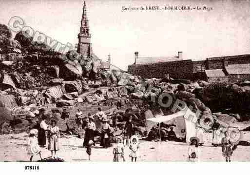 Ville de PORSPODER Carte postale ancienne