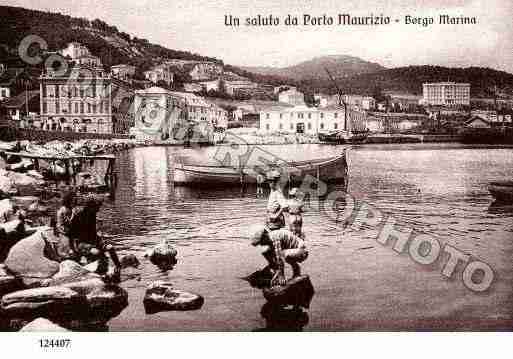 Ville de PORTOMAURIZIO Carte postale ancienne