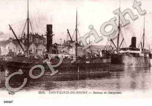 Ville de PORTSAINTLOUISDURHONE Carte postale ancienne