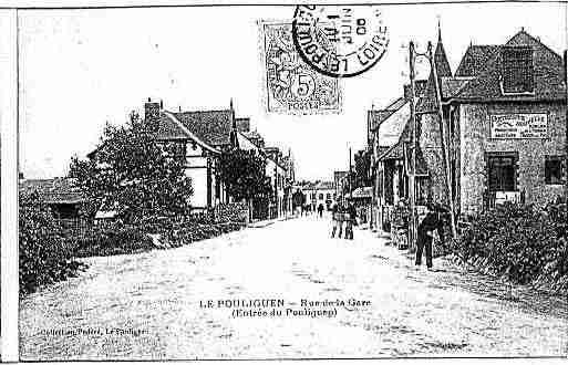 Ville de POULIGUEN(LE) Carte postale ancienne