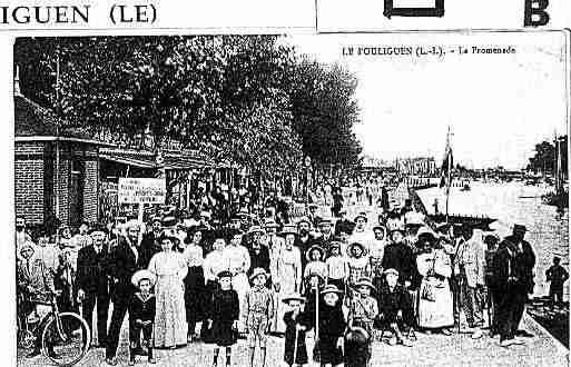 Ville de POULIGUEN(LE) Carte postale ancienne