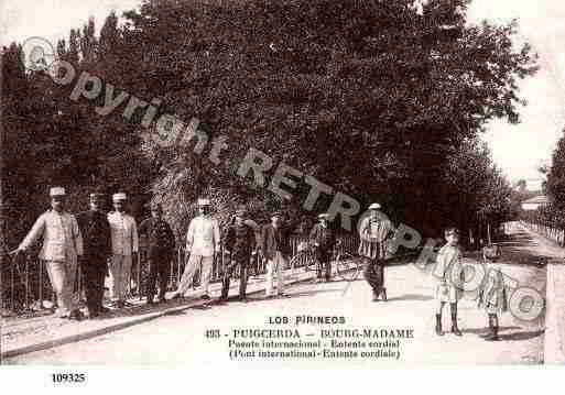 Ville de PUIGCERDA Carte postale ancienne