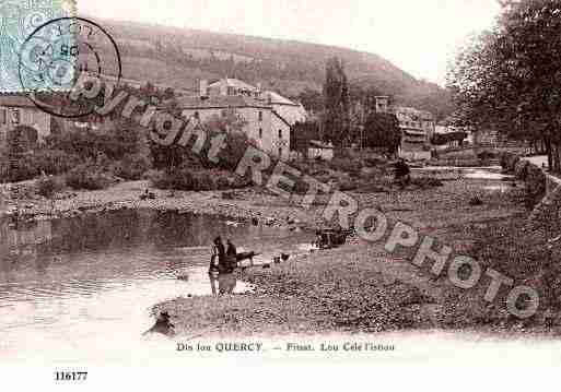 Ville de QUERCY Carte postale ancienne