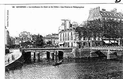 Ville de QUIMPER Carte postale ancienne