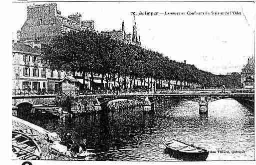 Ville de QUIMPER Carte postale ancienne