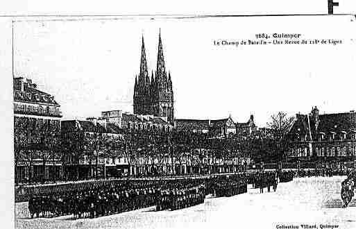 Ville de QUIMPER Carte postale ancienne