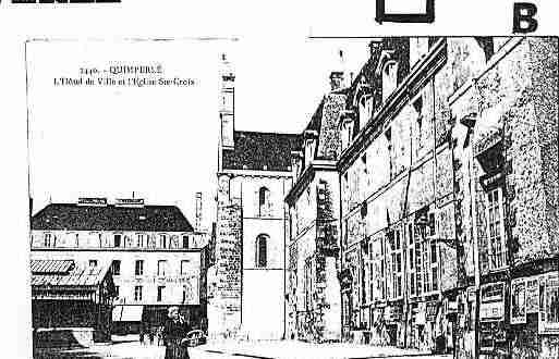 Ville de QUIMPERLE Carte postale ancienne