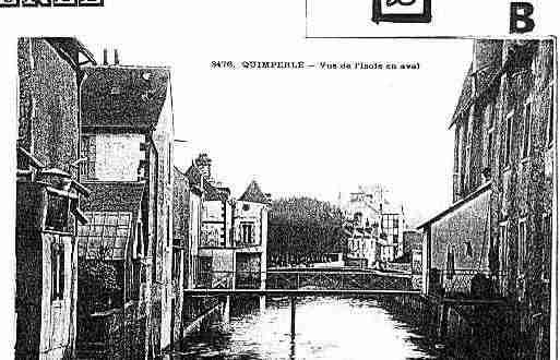 Ville de QUIMPERLE Carte postale ancienne