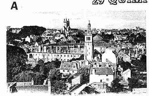 Ville de QUIMPERLE Carte postale ancienne