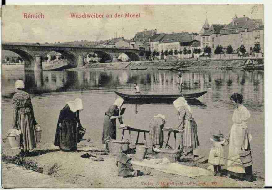 Ville de REMICH Carte postale ancienne