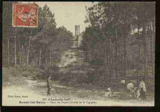 Ville de RONCELESBAINS Carte postale ancienne