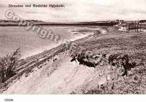 Ville de ROSKILDE Carte postale ancienne