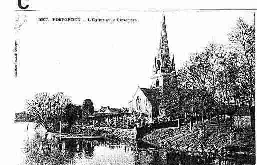 Ville de ROSPORDEN Carte postale ancienne