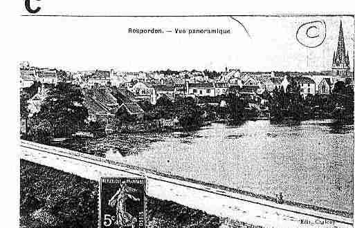 Ville de ROSPORDEN Carte postale ancienne