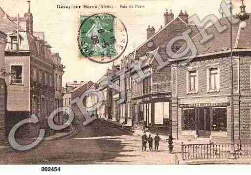 Ville de ROZOYSURSERRE Carte postale ancienne