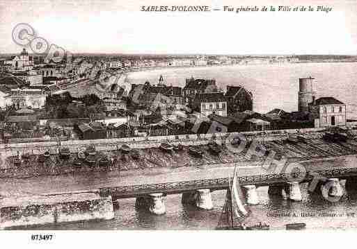 Ville de SABLESD\\\'OLONNE(LES) Carte postale ancienne