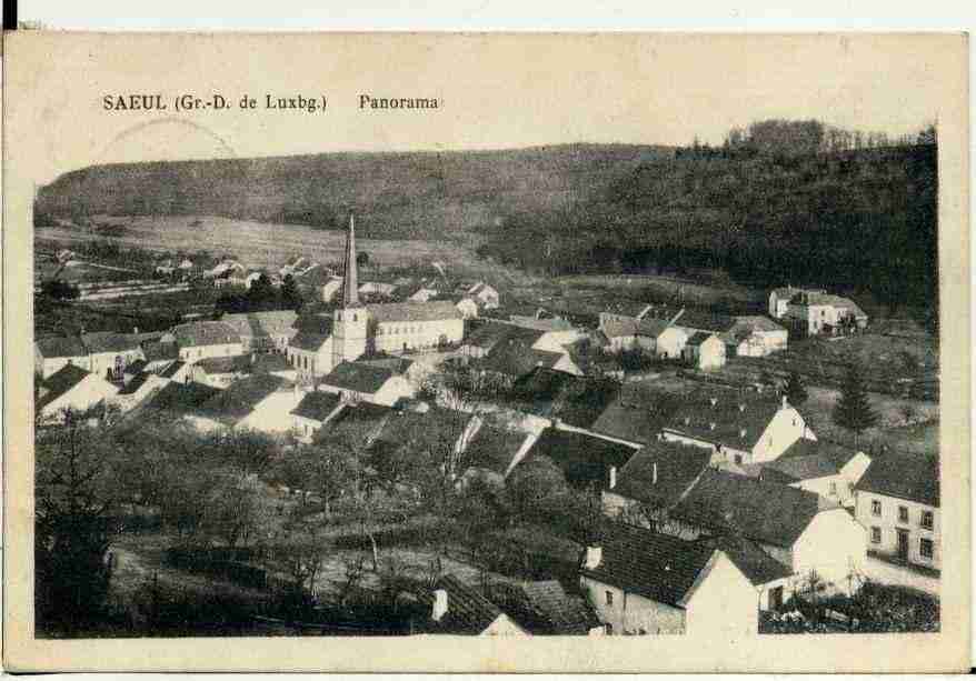 Ville de SAEUL Carte postale ancienne