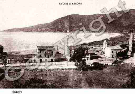 Ville de SAGONE Carte postale ancienne