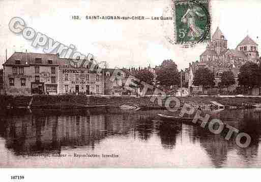 Ville de SAINTAIGNAN Carte postale ancienne