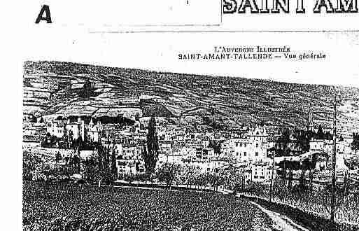 Ville de SAINTAMANTTALLENDE Carte postale ancienne