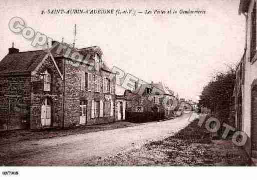 Ville de SAINTAUBIND\'AUBIGNE Carte postale ancienne