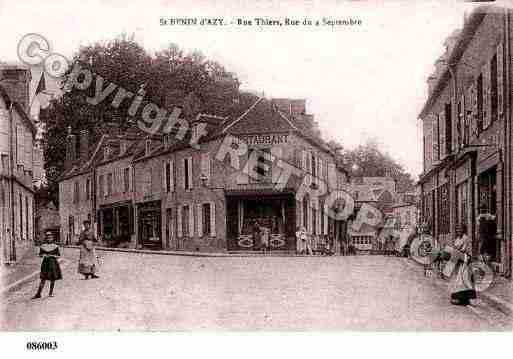 Ville de SAINTBENIND\\\'AZY Carte postale ancienne