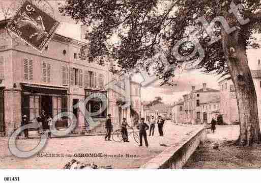 Ville de SAINTCIERSSURGIRONDE Carte postale ancienne