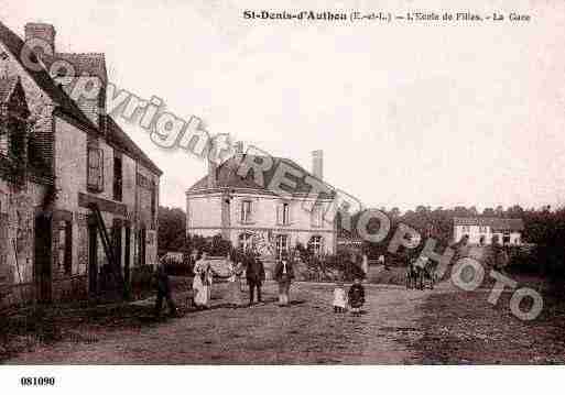 Ville de SAINTDENISD\'AUTHOU Carte postale ancienne