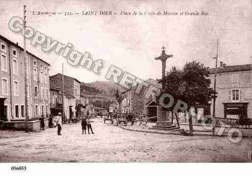 Ville de SAINTDIERD\\\'AUVERGNE Carte postale ancienne