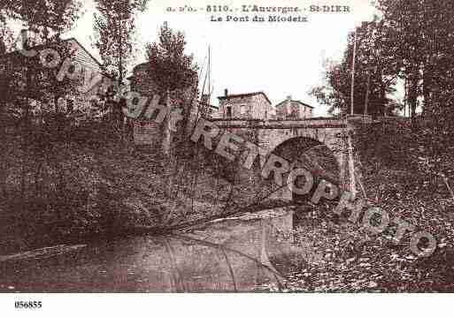 Ville de SAINTDIERD\\\'AUVERGNE Carte postale ancienne