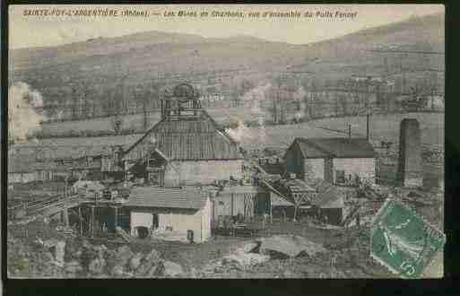 Ville de SAINTEFOYL\\\'ARGENTIERE Carte postale ancienne