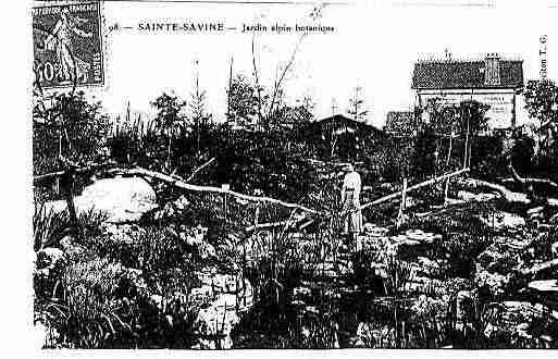 Ville de SAINTESAVINE Carte postale ancienne