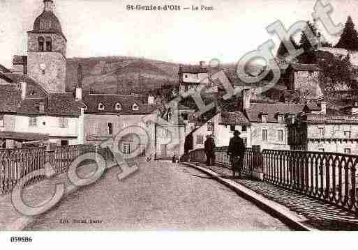 Ville de SAINTGENIEZD\\\'OLT Carte postale ancienne