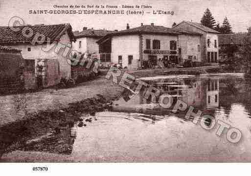 Ville de SAINTGEORGESD\'ESPERANCHE Carte postale ancienne