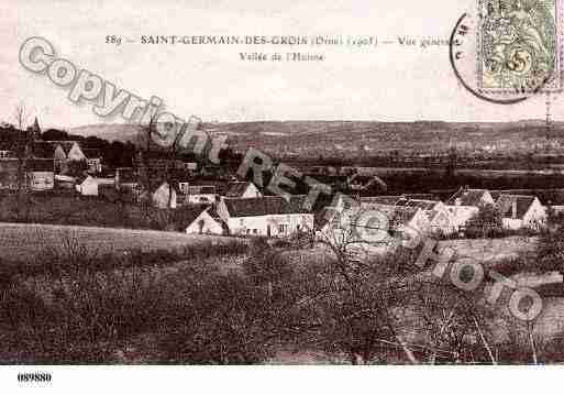 Ville de SAINTGERMAINDESGROIS Carte postale ancienne