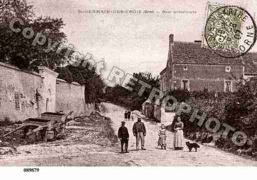 Ville de SAINTGERMAINDESGROIS Carte postale ancienne