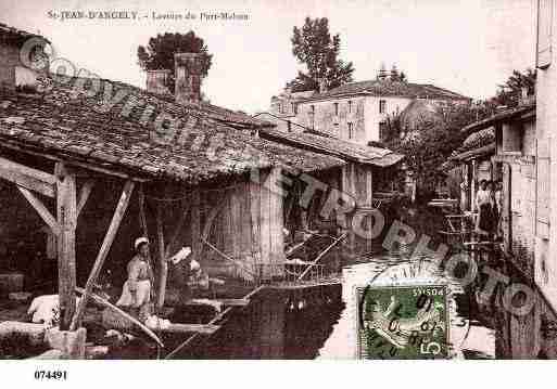 Ville de SAINTJEAND\'ANGELY Carte postale ancienne