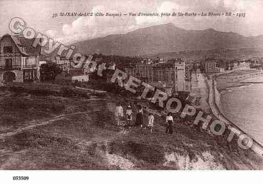 Ville de SAINTJEANDELUZ Carte postale ancienne