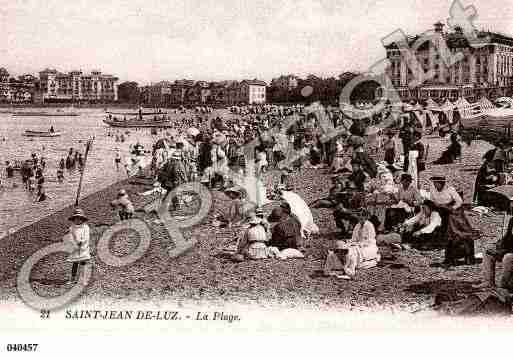 Ville de SAINTJEANDELUZ Carte postale ancienne