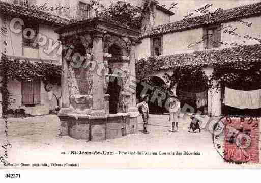 Ville de SAINTJEANDELUZ Carte postale ancienne