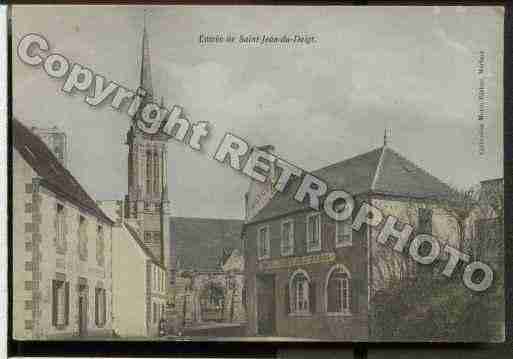 Ville de SAINTJEANDUDOIGT Carte postale ancienne