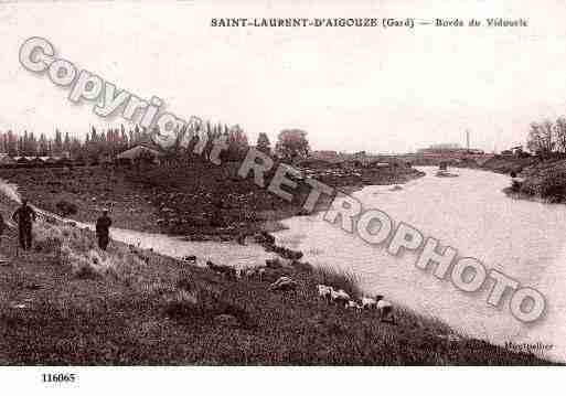 Ville de SAINTLAURENTD\\\'AIGOUZE Carte postale ancienne