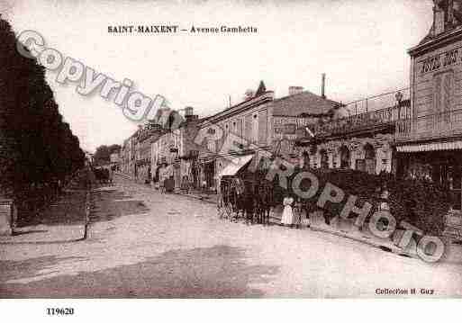 Ville de SAINTMAIXENTL\'ECOLE Carte postale ancienne