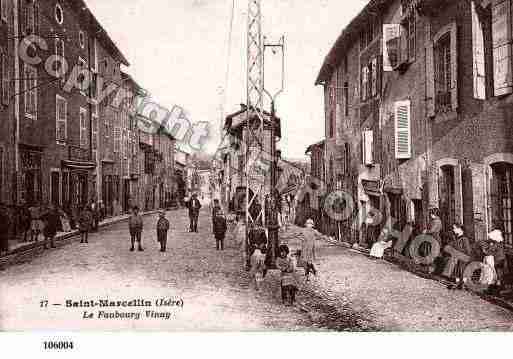 Ville de SAINTMARCELLIN Carte postale ancienne