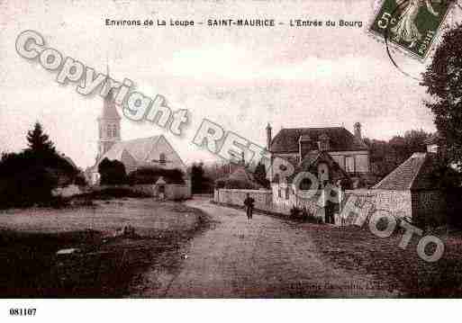 Ville de SAINTMAURICESAINTGERMAIN Carte postale ancienne