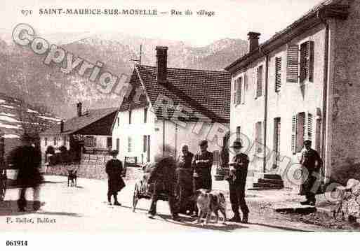 Ville de SAINTMAURICESURMOSELLE Carte postale ancienne