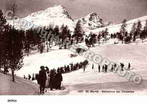 Ville de SAINTMORITZ Carte postale ancienne