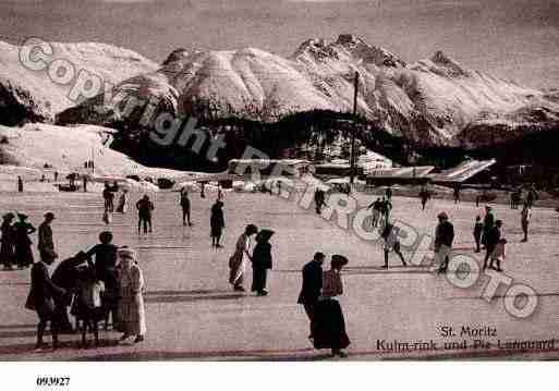 Ville de SAINTMORITZ Carte postale ancienne