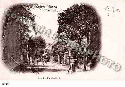 Ville de SAINTPIERRE Carte postale ancienne