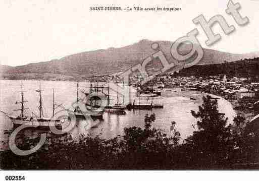 Ville de SAINTPIERRE Carte postale ancienne